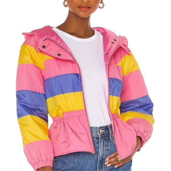 loveshackfancy rainbow puffer jacket NWT - Picture 5 of 6